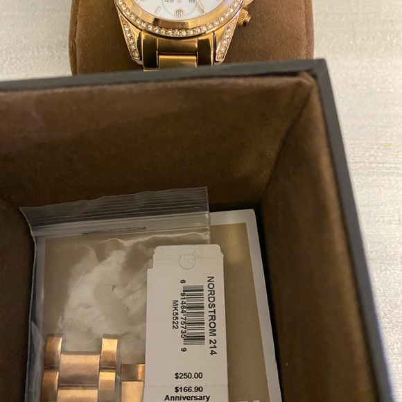 Michael Kors rose gold watch
